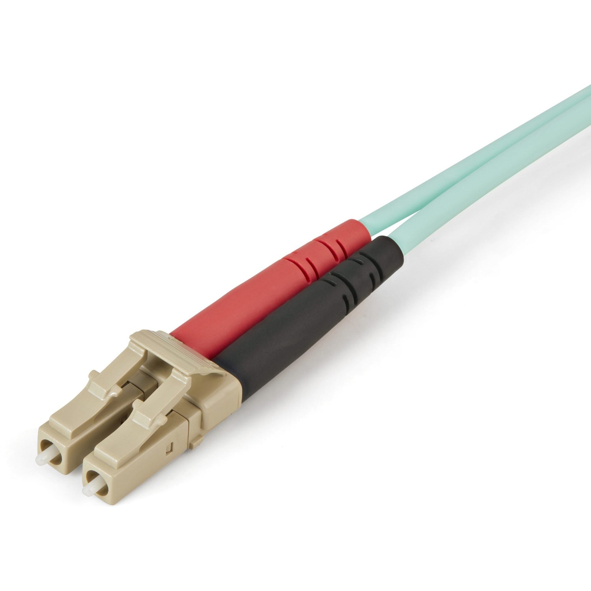 StarTech.com 450FBLCLC5 Cable de red de parche dúplex de fibra óptica 16 pies / 5 m 100 Gb Fibra OM4 50/125 Cable de parche de fibra LC a LC