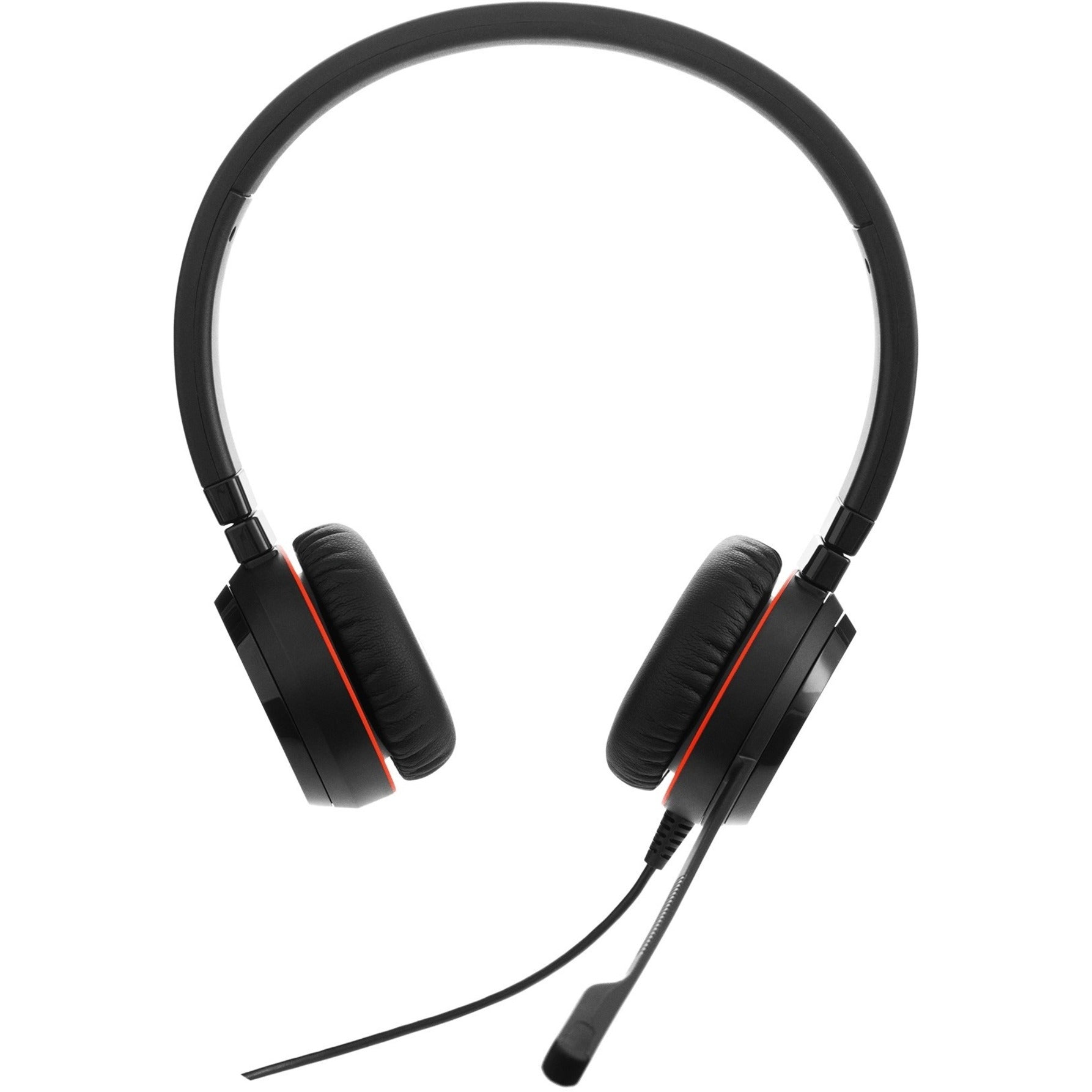 Side view of Jabra Evolve 30 II headset showing adjustable headband and ear cup design with microphone-alternate-image2