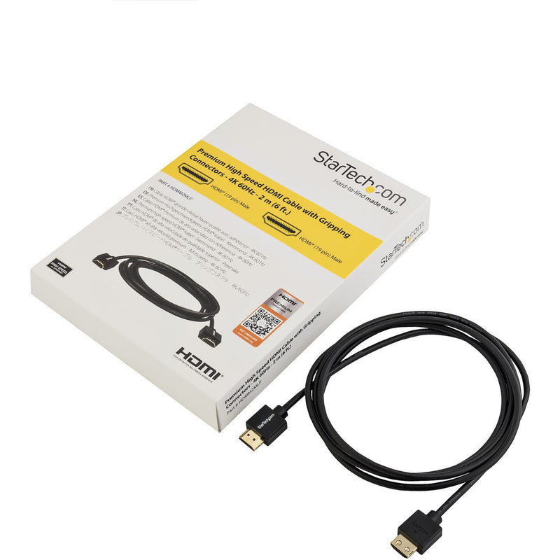 Product packaging and cable showing StarTech.com Premium HDMI certification