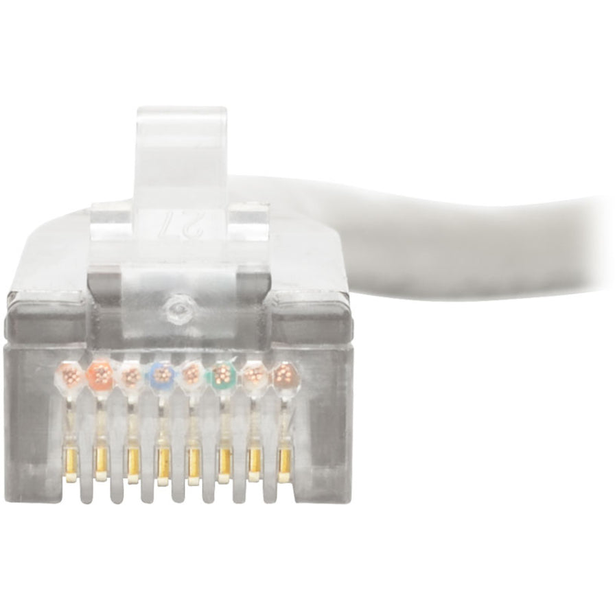 كابل محول مقسم RJ45 من تريب لايت N035-001 2 إلى 1، إيثرنت بسرعة 10/100 Cat5/Cat5e (M/2xF)، 0.5 قدم، تعزيز الاتصال بالشبكة