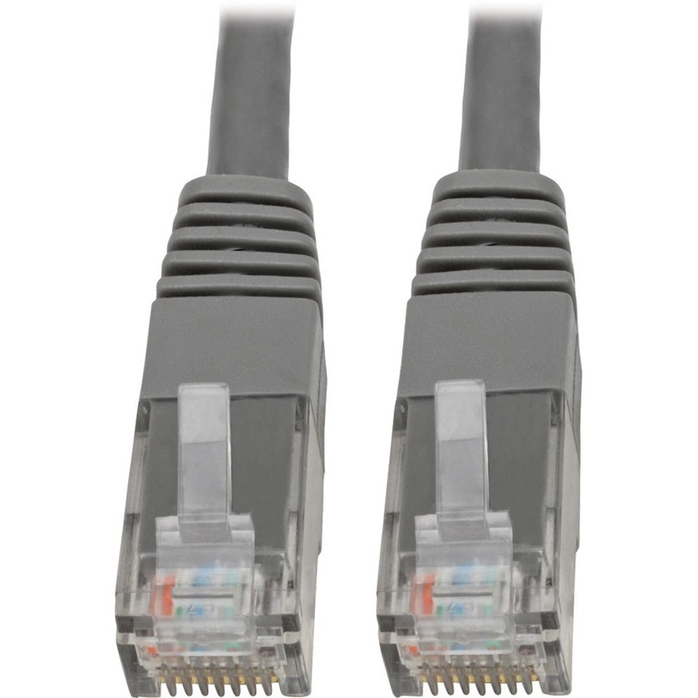 Tripp Lite N200-005-GY Premium RJ-45 Patch Network Cable, 5 ft, 1 Gbit/s Data Transfer Rate, Gray