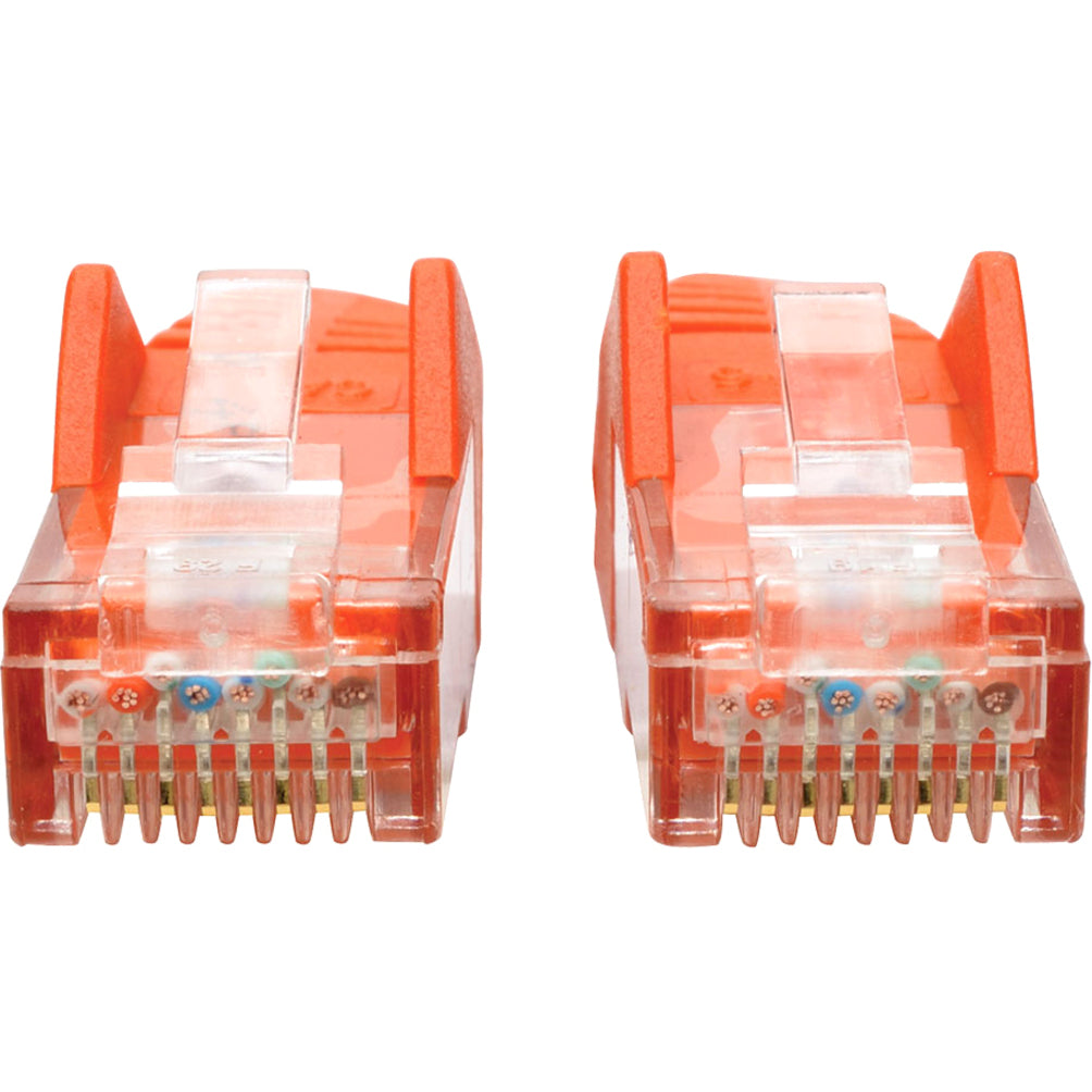 Tripp Lite N201-050-OR Cat.6 UTP Cable de Red de Empalme 50 pies Gigabit Sin Enganches Naranja Marca: Tripp Lite