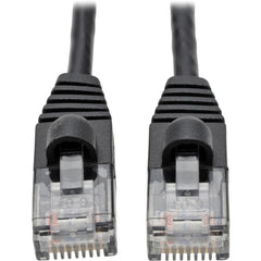 Tripp Lite N261-S01-BK Cable de Red UTP Cat.6a Gigabit 1 pie Moldeado Sin enganches 10 Gbit/s