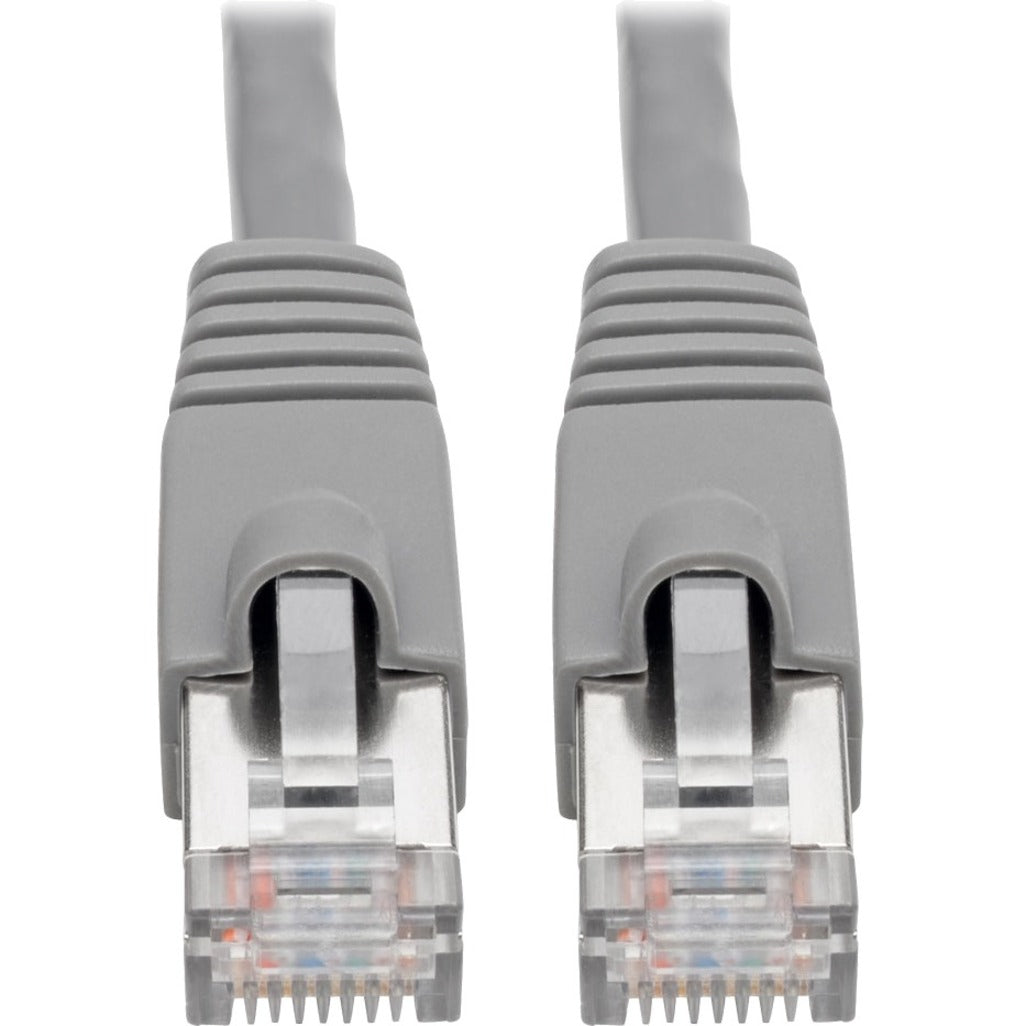 Tripp Lite N262-014-GY Cat.6a STP Patch Network Cable, 10G, 14 ft, Gray