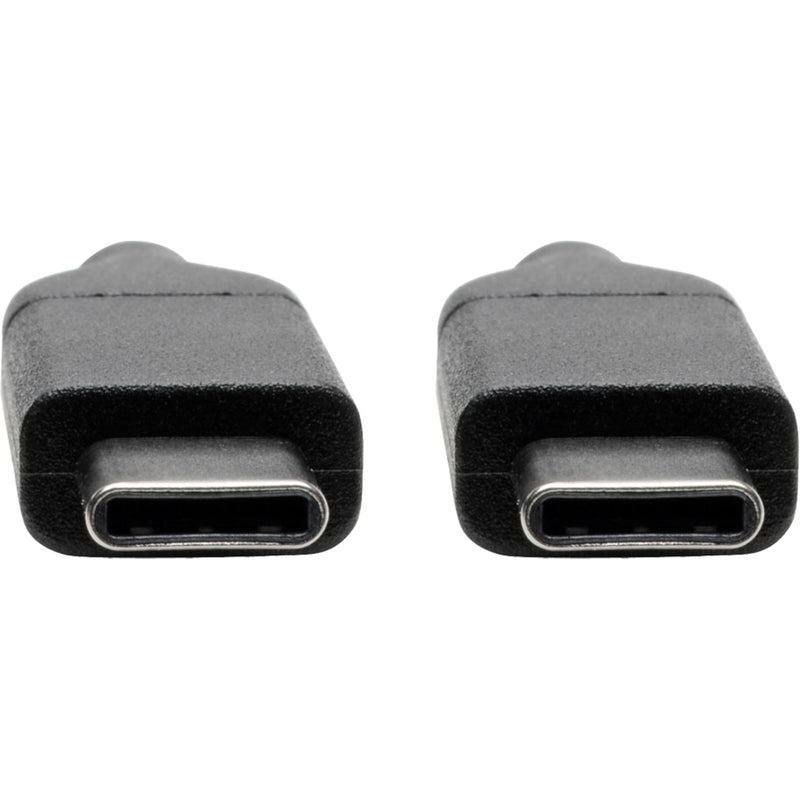 Detailed front view of USB-C connectors showing port design and construction