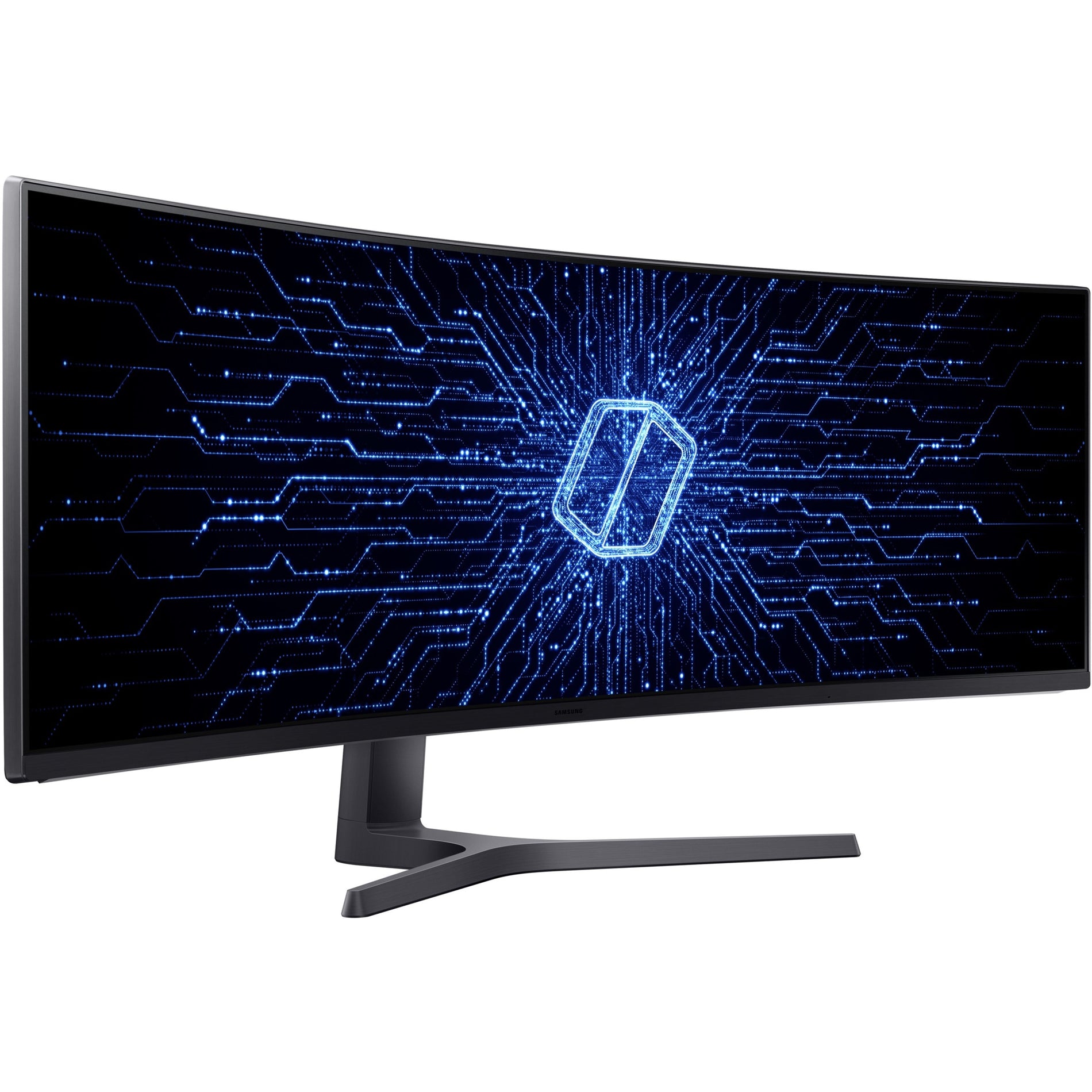 Samsung C49HG90DMN 49" CHG90 QLED Gaming Monitor, Curved VA Panel, 3840x1080, Quantum Dot, 1.07B Colors, 1ms, 144Hz, HDMIx2/DP/miniDP/USB Hub, 3-Year Warranty