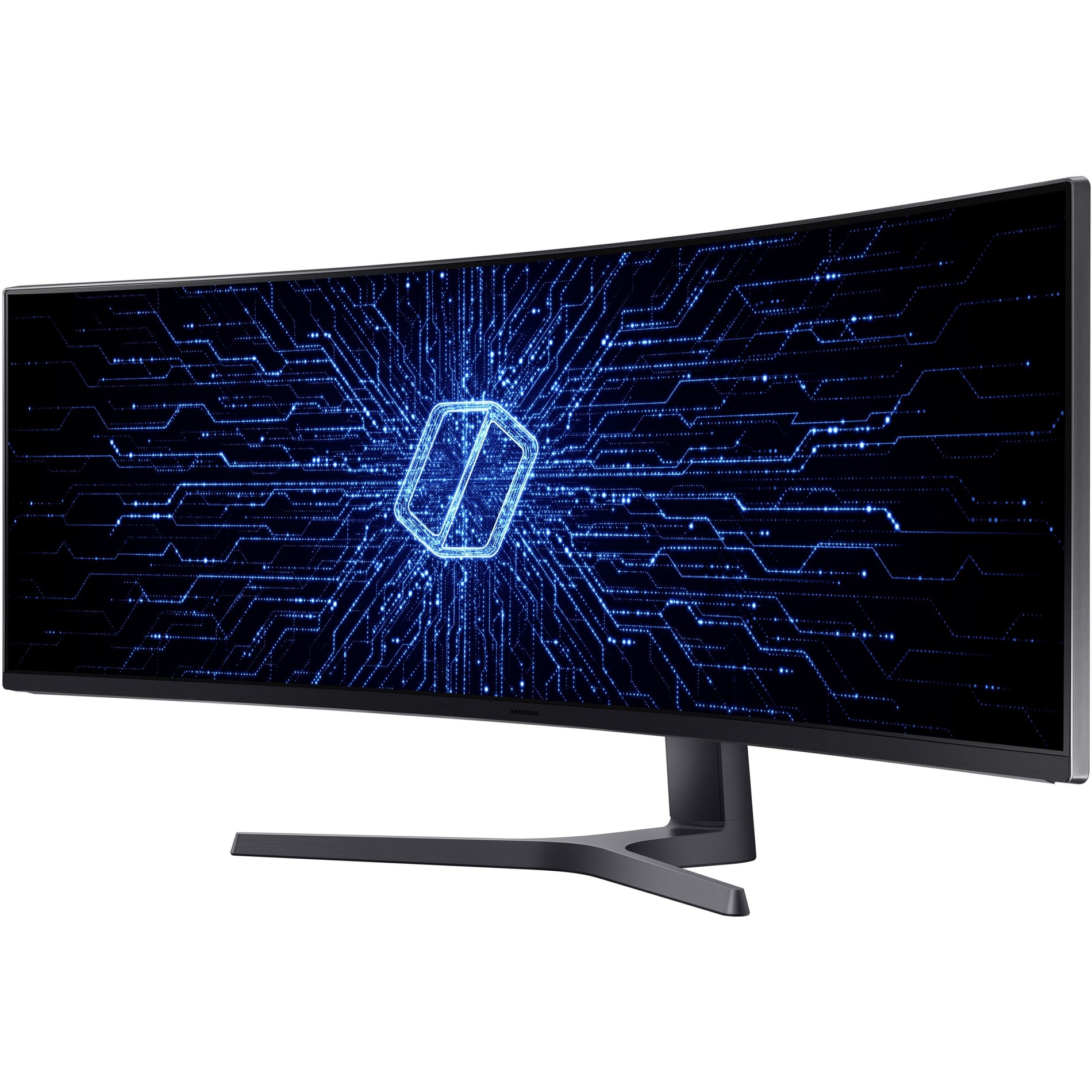 Samsung C49HG90DMN 49" CHG90 QLED Gaming Monitor, Curved VA Panel, 3840x1080, Quantum Dot, 1.07B Colors, 1ms, 144Hz, HDMIx2/DP/miniDP/USB Hub, 3-Year Warranty