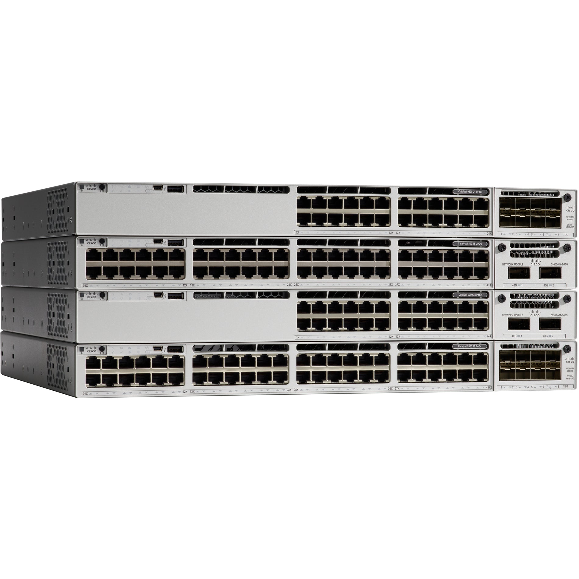 Cisco C9300-24UX-E Catalyst C9300-24UX Commutateur Ethernet 24 x Réseau Ethernet Gigabit Gérable
