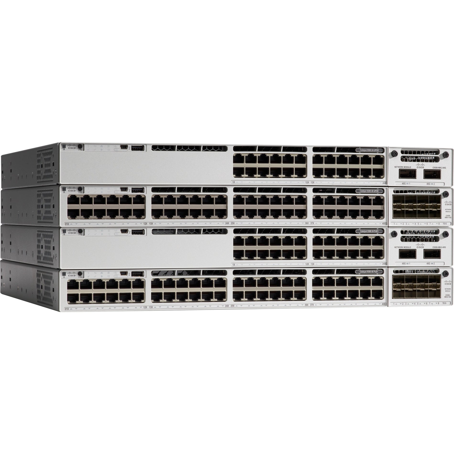 思科 C9300-24T-E 暢獲 9300 24 端口僅數據，網絡基本以太網交換機 思科（Cisco）