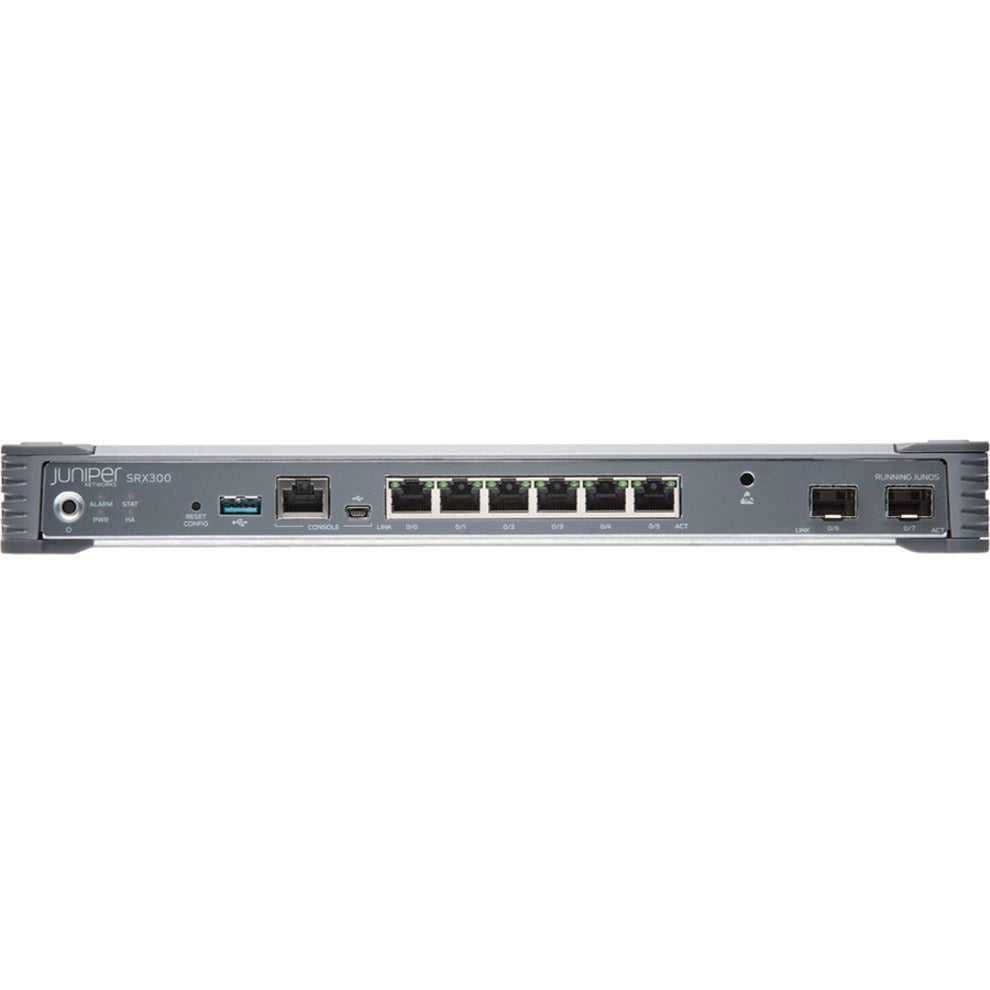 Juniper SRX300-SYS-JB SRX300 Router, Gigabit Ethernet, 6 Ports, Desktop [Discontinued]