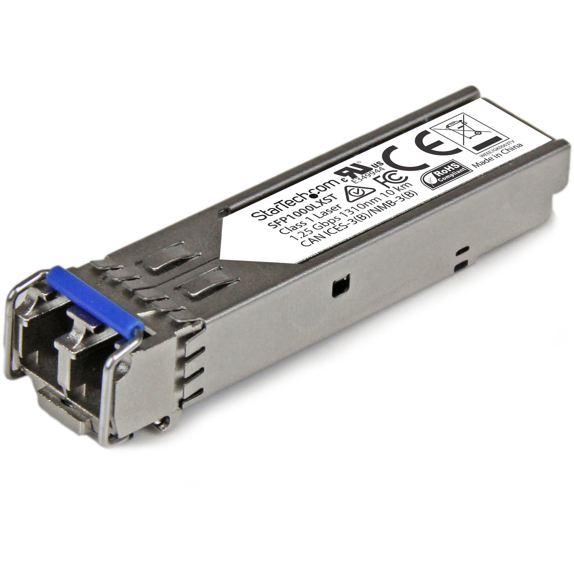 SFP1000LXST MSA สอดคล้อง 1000Base-LX SFP โมดูล SFP กิกะบิต SFP ट्रांससीवर โมโนโหมด LC 10 กม. (6.2 ไมล์) 1310นาม