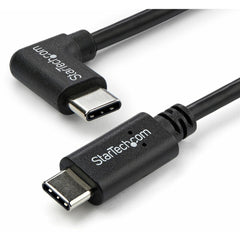 StarTech.com USB2CC1MR 90-Grad USB-C-Kabel - M/M - 1m (3 ft.) USB-Typ C-Kabel 90 Grad USB-C-Kabel USB C zu USB C-Kabel USB-C-Ladekabel