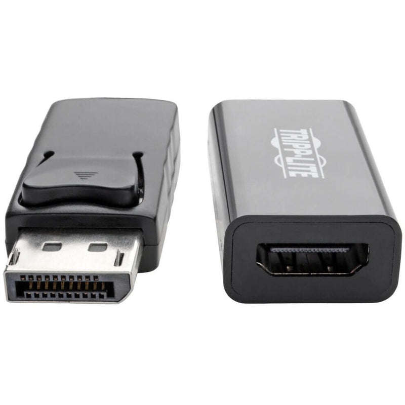 Side-by-side view of DisplayPort connector and HDMI port