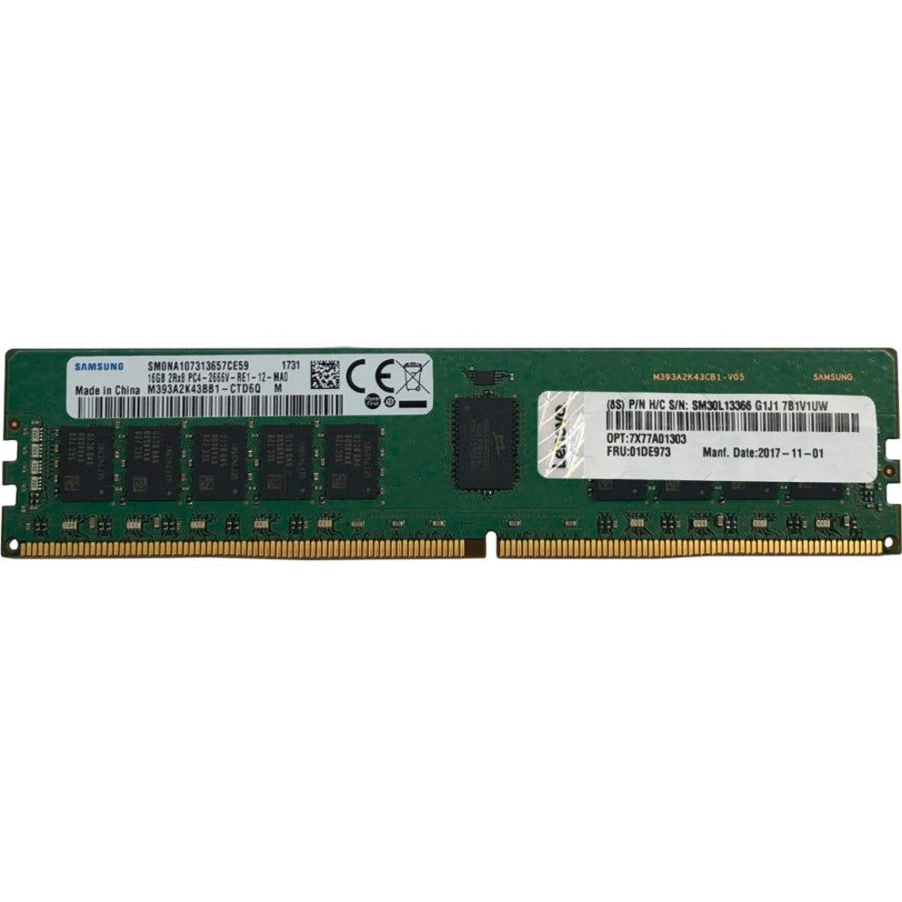 Lenovo 7X77A01302 16GB DDR4 SDRAM Memory Module, High Performance RAM for Servers