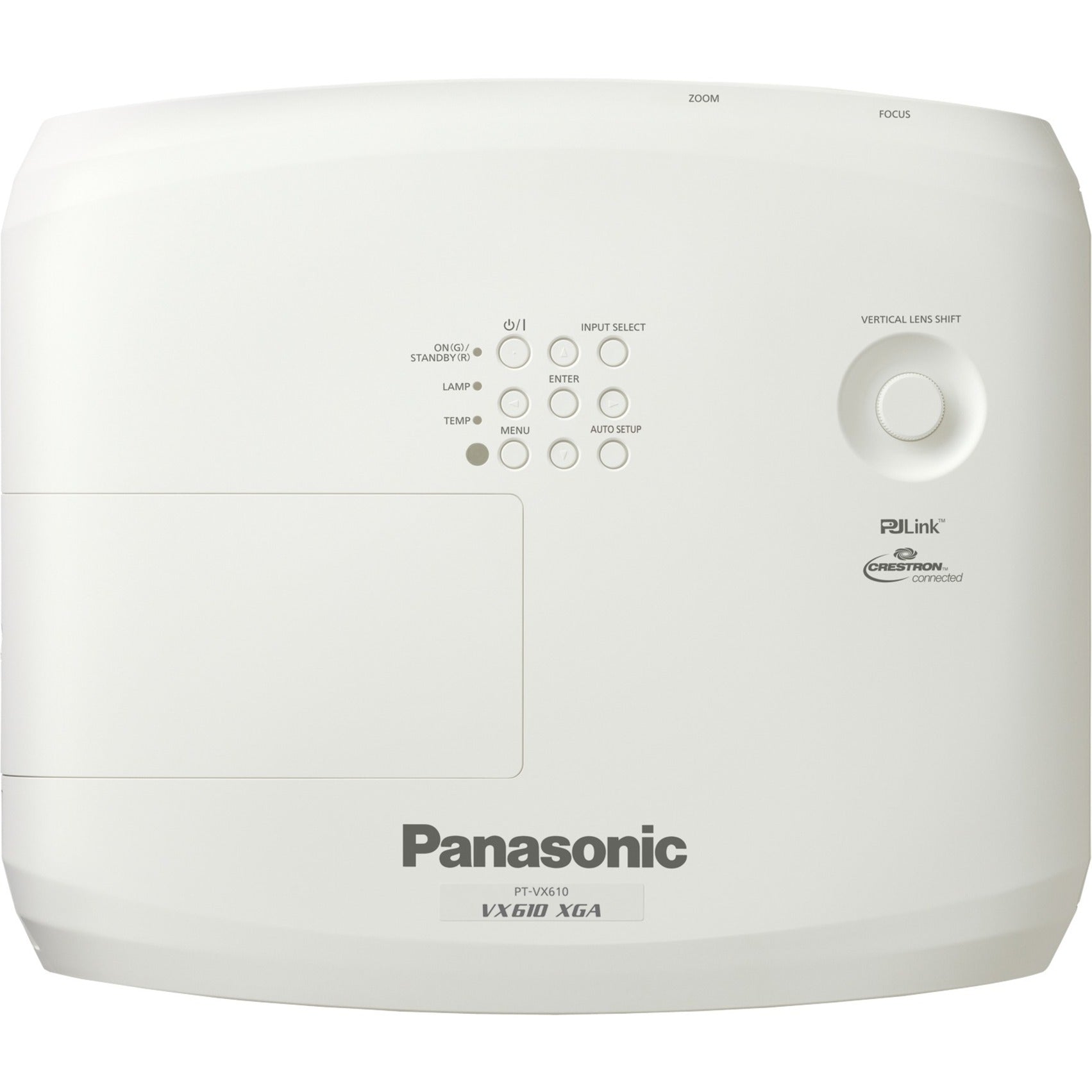 Panasonic PT-VX610U PT-VX610 LCD Projector, XGA, 5500 lm, 4:3 Aspect Ratio