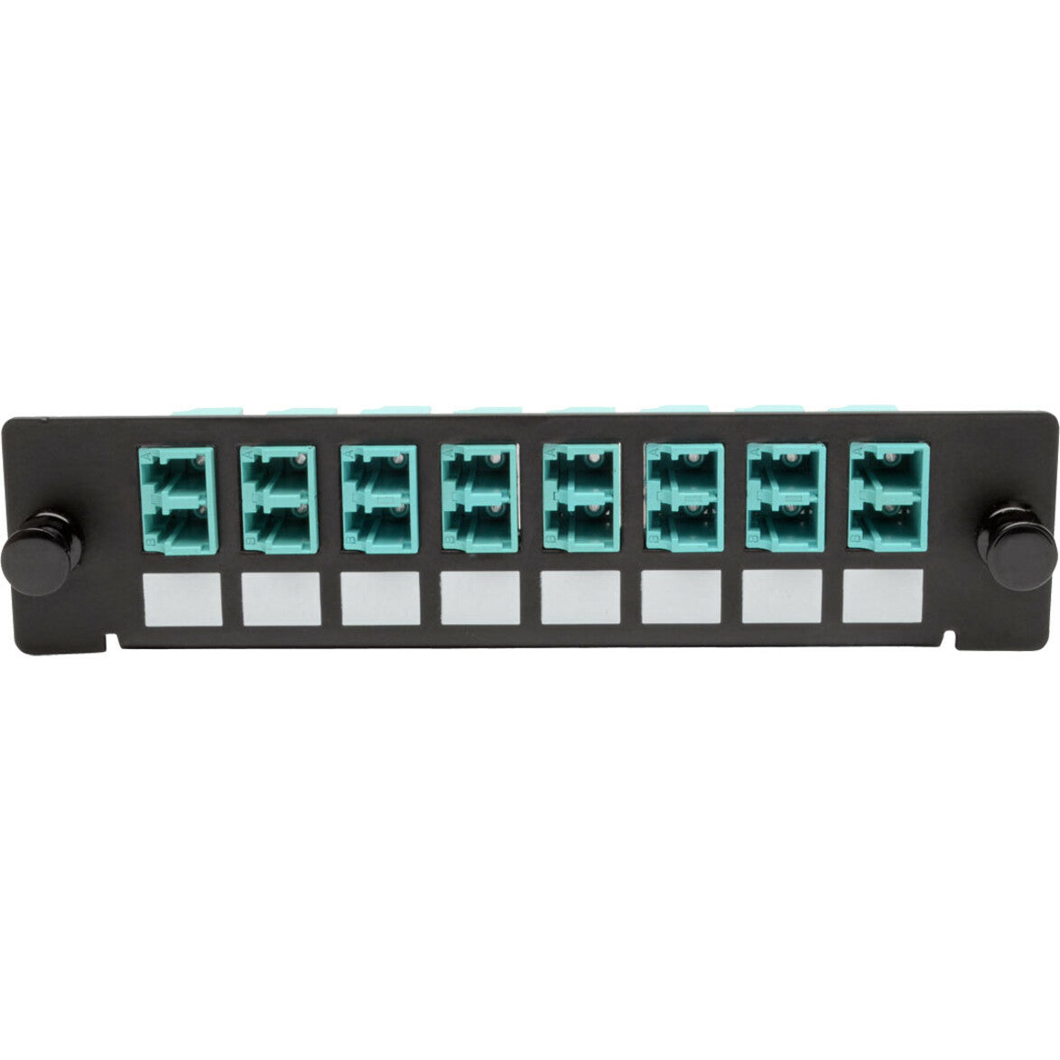 Tripp Lite N492-08D-LC Hoge-Dichtheid Glasvezel Adapterpaneel (MMF/SMF) 8 LC Duplex Connectoren Zwart