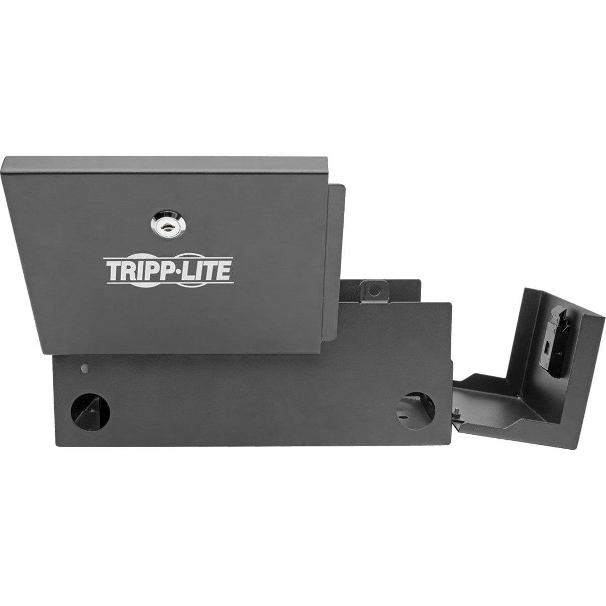 Tripp Lite N492-WM2-BK 壁挂式光纤配线箱，2-面板容量，黑色 Tripp Lite 托普利特