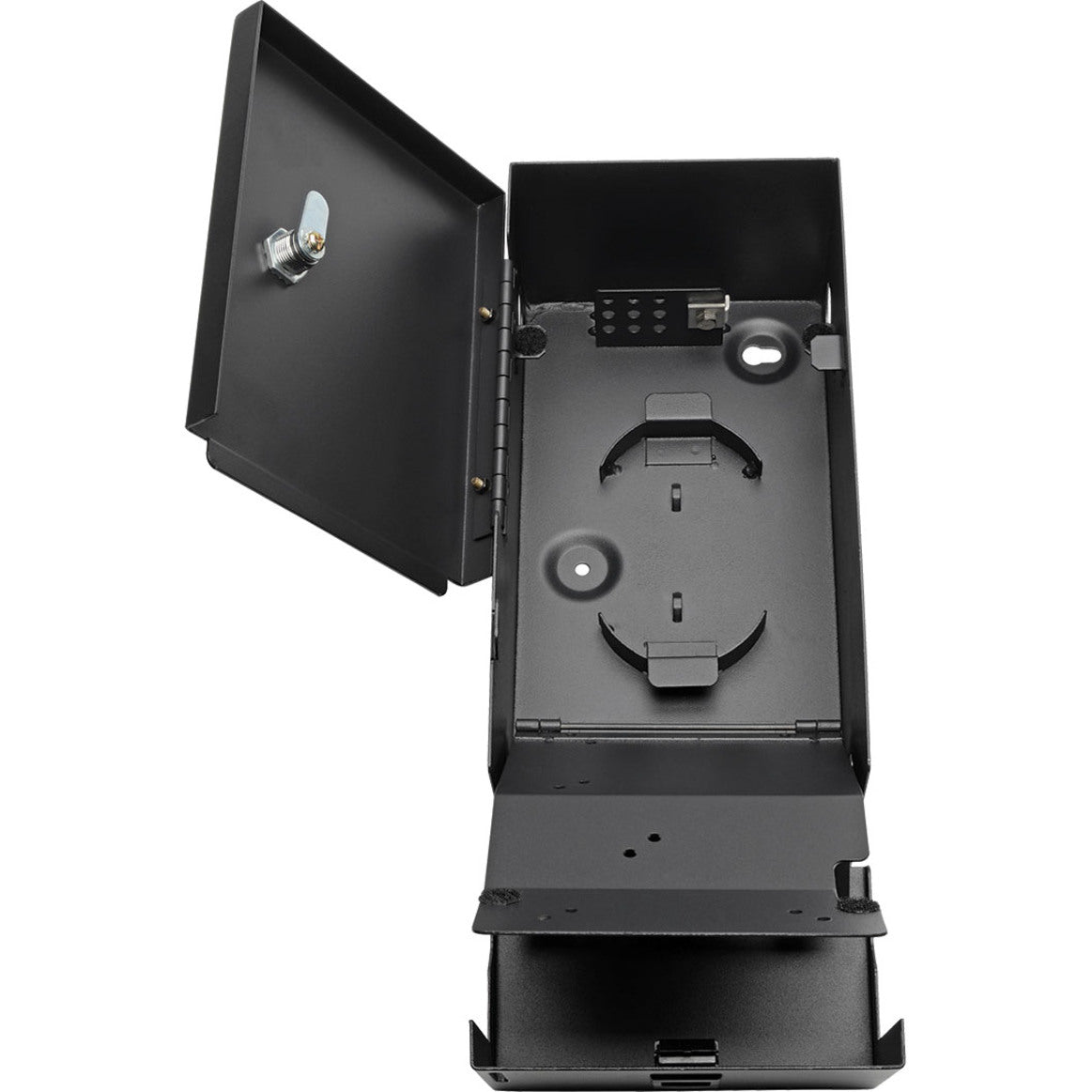 Tripp Lite - トリップライト N492-WM2-BK - N492-WM2-BK Wall-Mount - 壁掛け Fiber Optic - ファイバーオプティック Distribution Enclosure - 配信エンクロージャ 2-Panel - 2パネル Capacity - キャパシティ Black - ブラック