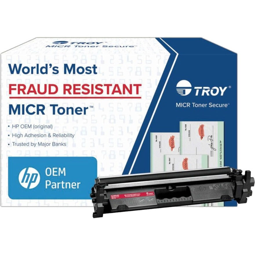 Troy 02-82029-001 M203/M227 MICR Toner Secure Cartridge, High Yield, Black, 3500 Pages