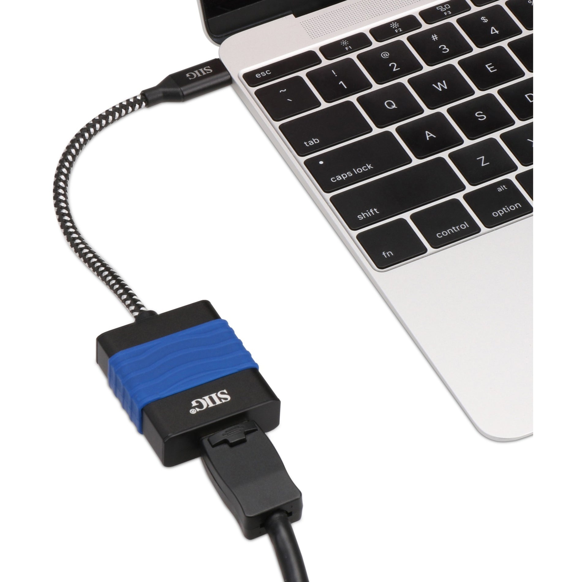 Adaptador de Cable de Video USB Tipo-C a DisplayPort SIIG CB-TC0214-S1 Compatible con Mac