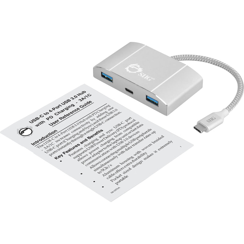 SIIG USB hub with user manual and documentation