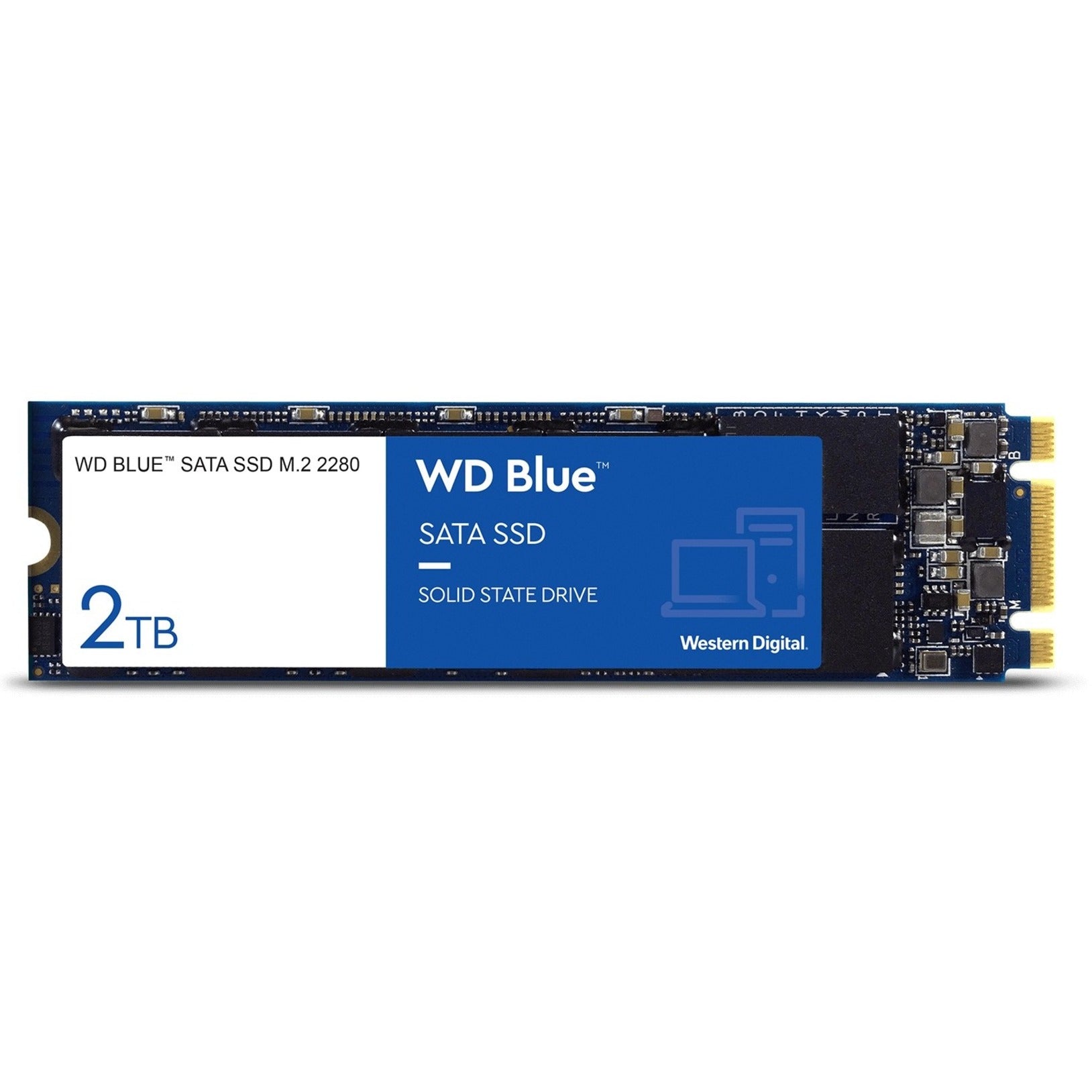 西数 WD 蓝盘 SSD 2TB M.2 3D NAND SATA (WDS200T2B0B) 已停产 已停产