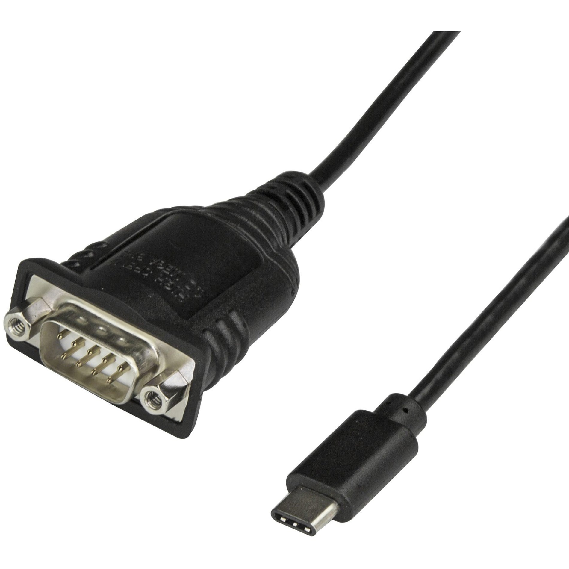 StarTech.com ICUSB232PROC USB C naar Seriële Adapter met COM-behoud USB C naar RS232-kabel USB C naar DB9-kabel - Compatibel met Windows / macOS / Linux