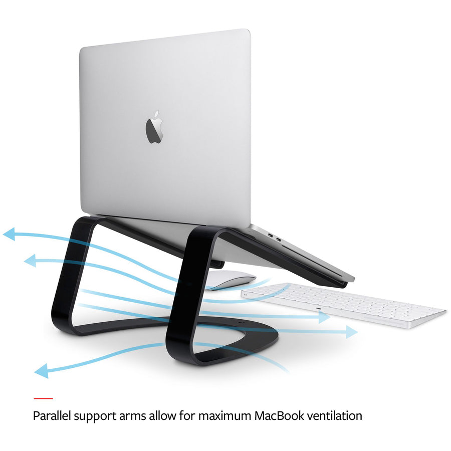 Twaalf Zuiden 12-1708 Curve voor MacBook Ergonomische Lichtgewicht Notebook Stand