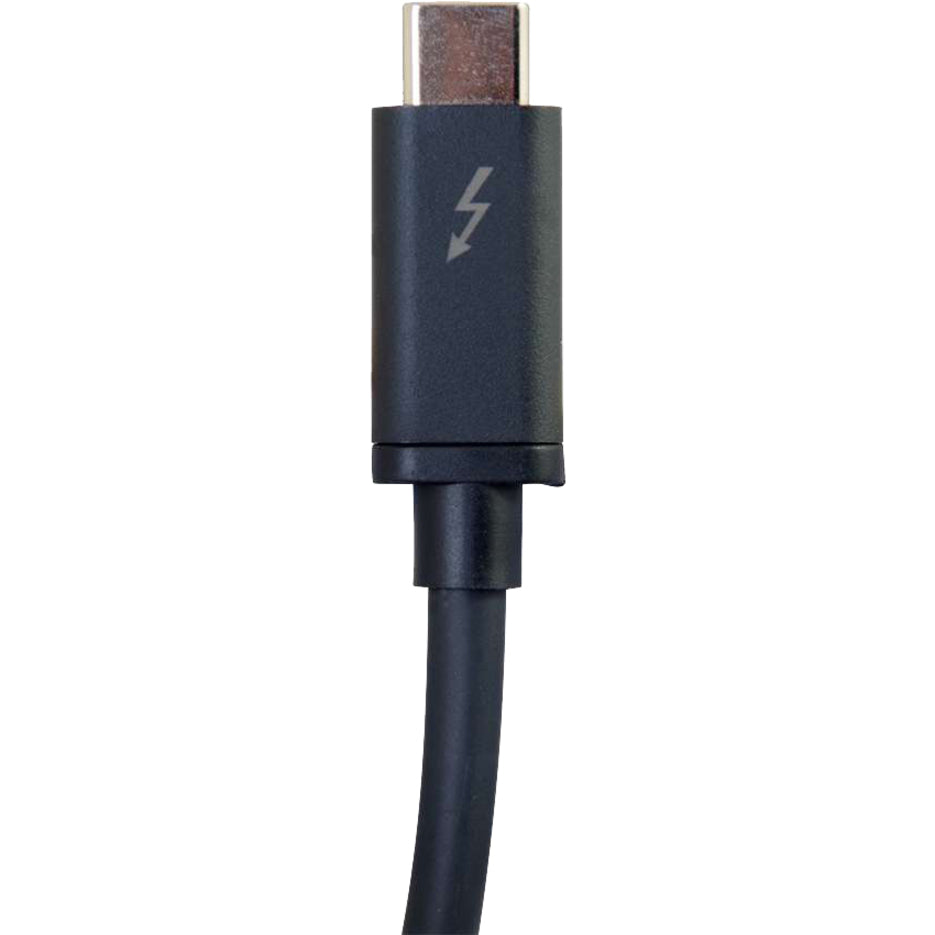 C2G 28842 6ft Thunderbolt 3 USB C Cable - 20Gbps, 100W, Black, M/M