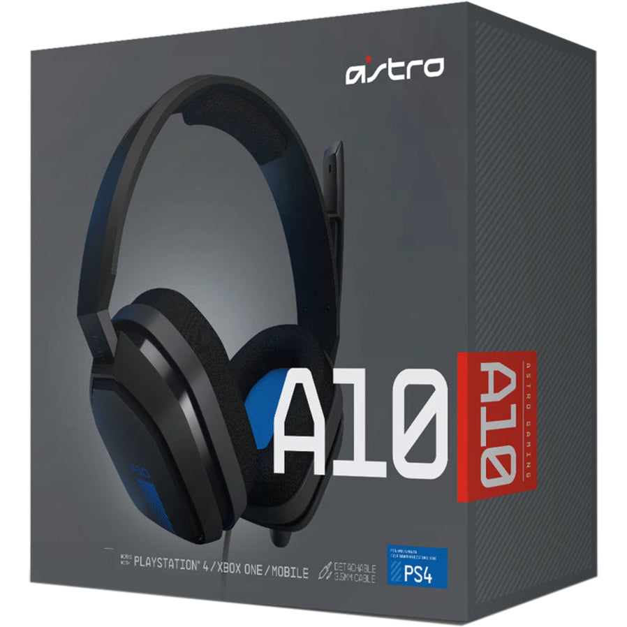 Astro A10 Headset - Over-the-ear, Over-the-head, Binaural, Wired [Discontinued]