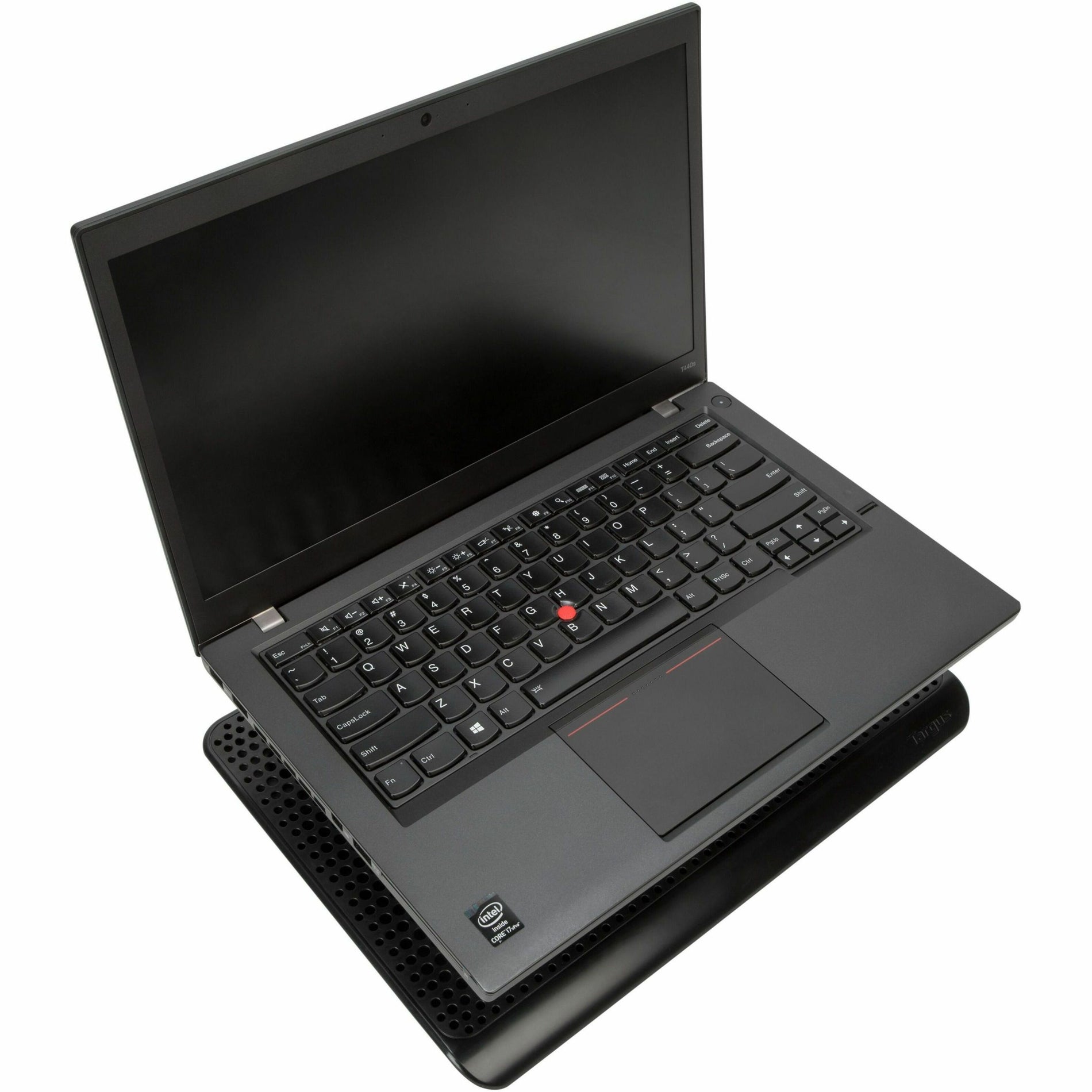 Laptop placed on cooling pad showing practical usage scenario-alternate-image8