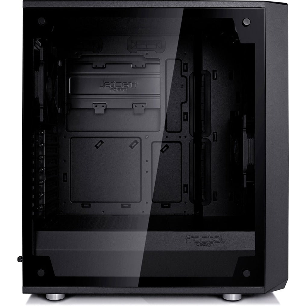 Fractal Design FD-CA-MESH-C-BKO-TG Boîtier d'ordinateur Meshify C avec fenêtre Moyenne tour Verre trempé Noir