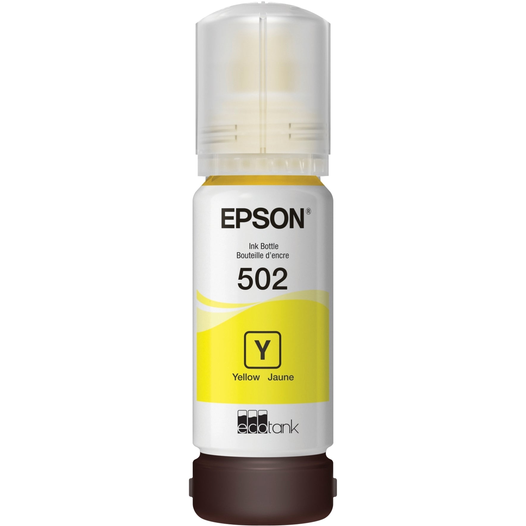 Epson T502 T502420-S Yellow Ink Bottle - Ink Refill Kit for Epson WorkForce EcoTank Printers