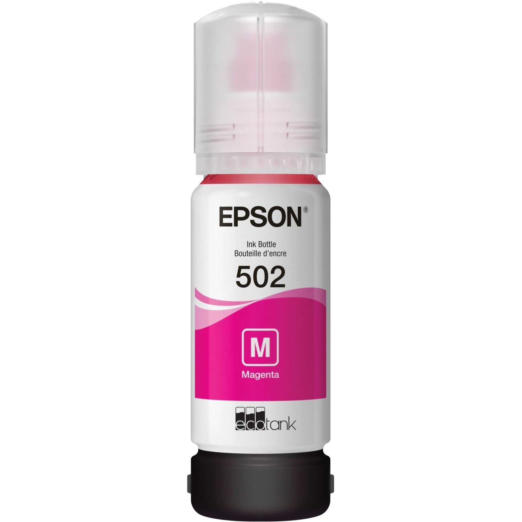 Epson T502 T502320-S Magenta Ink Bottle - Tinten-Nachfüll-Set für Epson WorkForce EcoTank Drucker