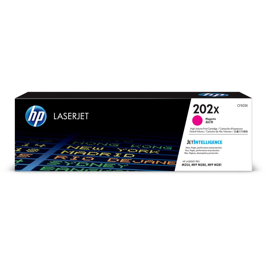 HP CF503X 202X hoge opbrengst magenta tonercartridge 2500 paginaopbrengst