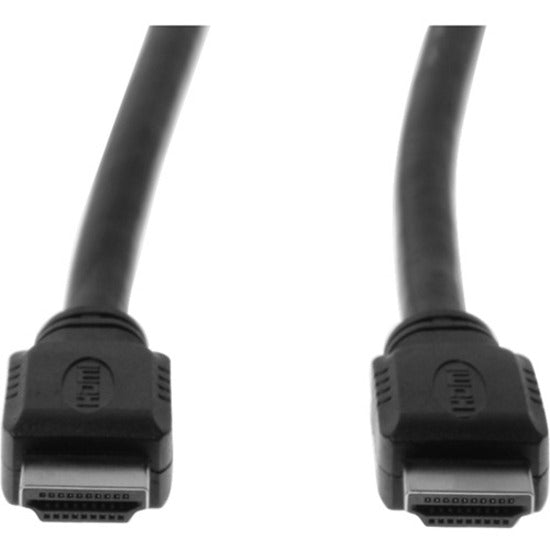 Close-up view of gold-plated HDMI connectors on black cable showing premium build quality