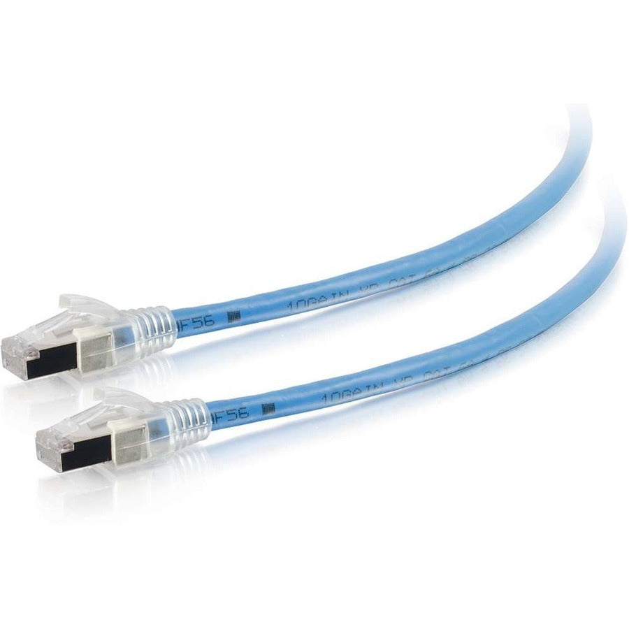 C2G 43174 100ft Kabel Cat6a HDBaseT Bersertifikat Pelindung Non-Kontinu CMP Plenum