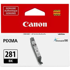 Canon CLI-281 Original Black Ink Tank Cartridge, ChromaLife100 System for Long-Lasting Photos, Compatible with PIXMA TS/TR Series - 2091C001 (1 Year Warranty)