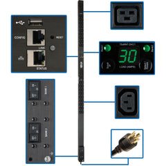 特利普利 PDUMNV30HV2LX 42孔PDU 监控 5.8千瓦 单相配电单元 品牌名称：特利普利 品牌名称翻译：Tripp Lite