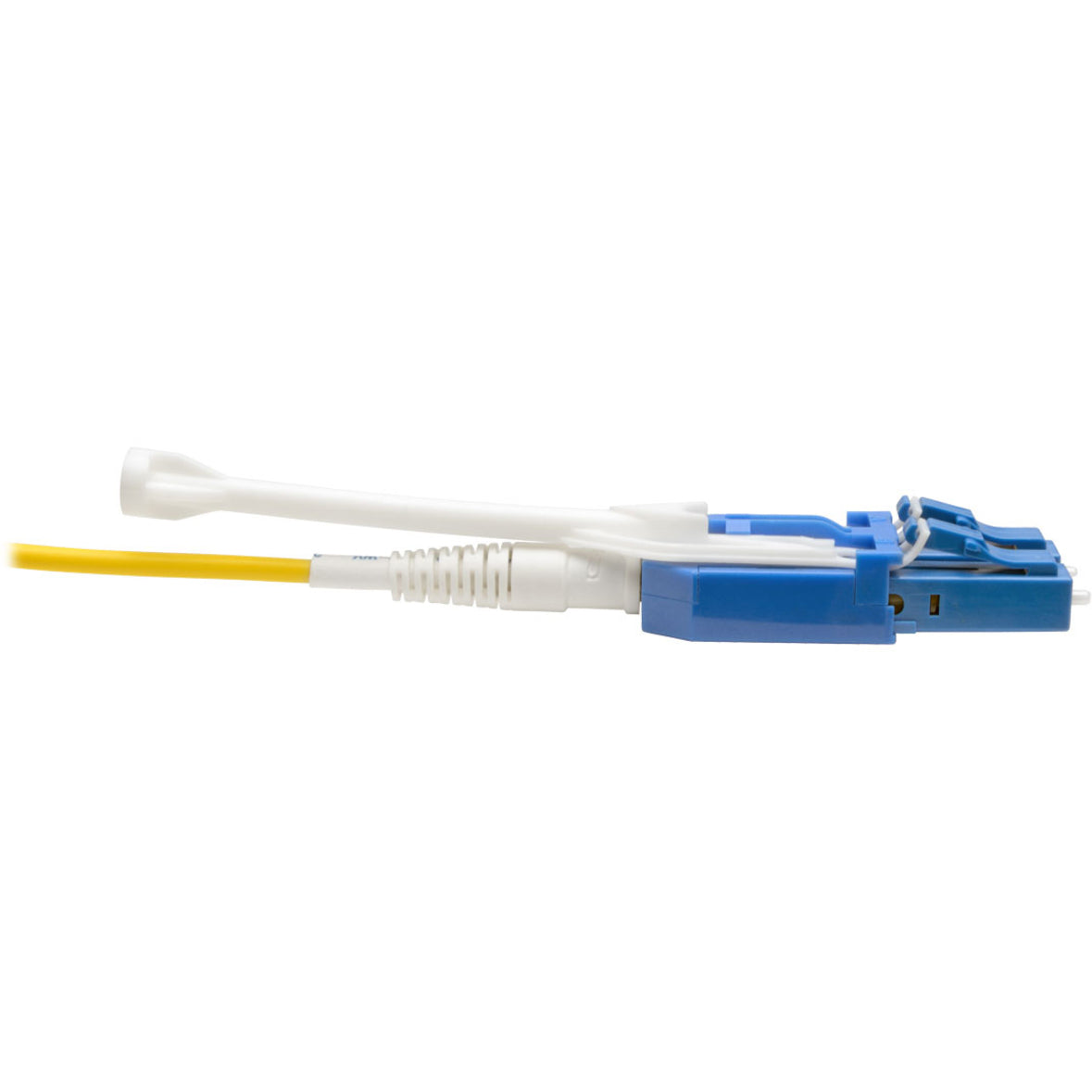 Tripp Lite N390-02M-8LC-AP Cable de parcheo de ruptura MTP/MPO a 8xLC de modo único Amarillo 2m Conector angulado Conector Uniboot