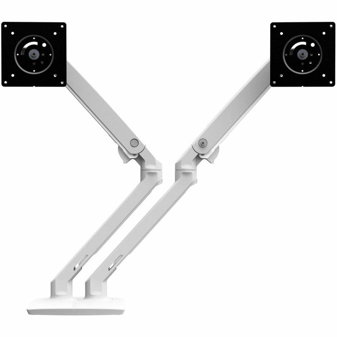 Ergotron 45-496-216 MXV Desk Dual Monitor Arm (White), Supports 2 LCD Monitors up to 24", 40 lb Maximum Load Capacity