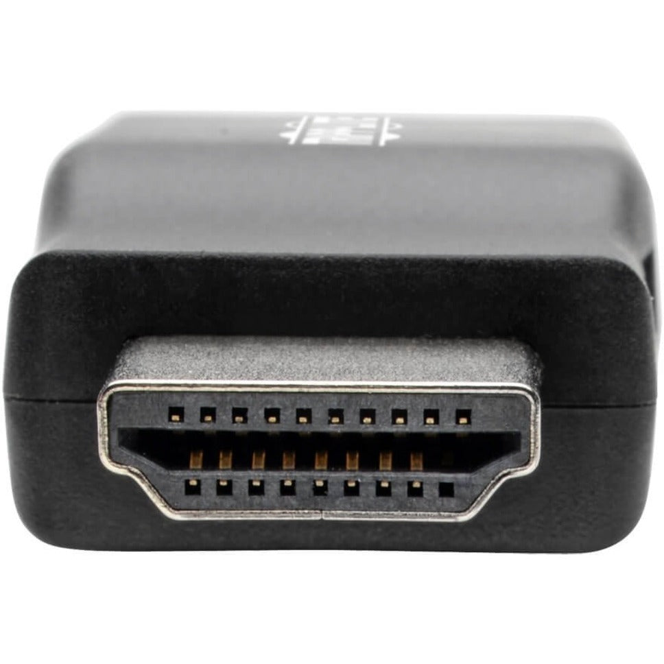 Tripp Lite P131-000-A HDMI 到 VGA 适配器带音频 (母/公) 1920 x 1200 分辨率 RoHS 认证 品牌名称：Tripp Lite品牌名称翻译：Tripp Lite