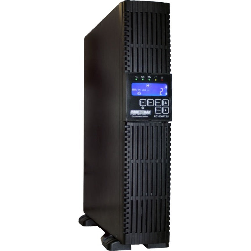 Minuteman EC3000RT2U Encompass 3000VA Tower/Rack Mountable UPS, 3 Minute Backup, Energy Star, RoHS 2 Certified