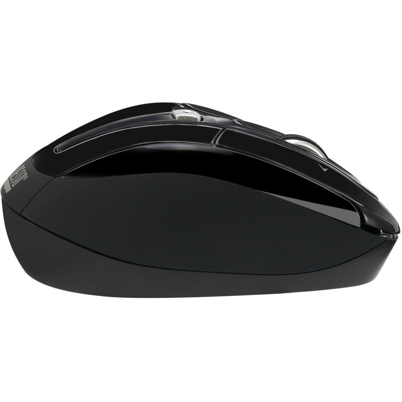 Side profile view of Adesso mouse highlighting compact design