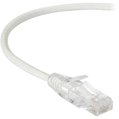 흑박스 C6APC28-WH-01 슬림-넷 Cat.6a UTP 패치 네트워크 케이블 1 ft 10 Gbit/s