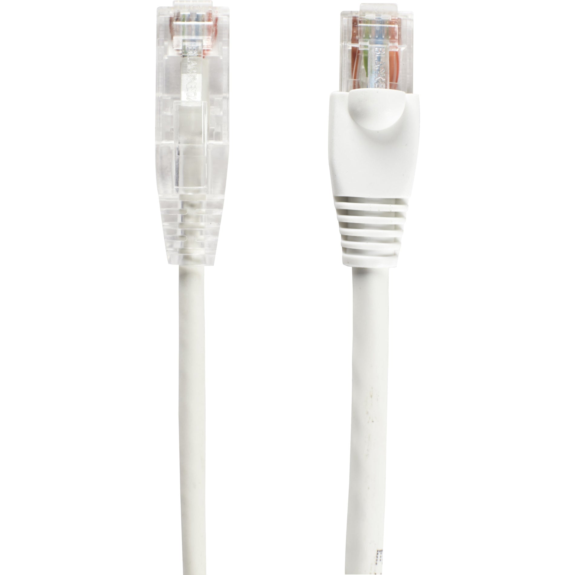 Black Box C6APC28-WH-15 Slim-Net Cat.6a UTP Patch Network Cable, 15 ft, Snagless Boot, 10 Gbit/s Data Transfer Rate