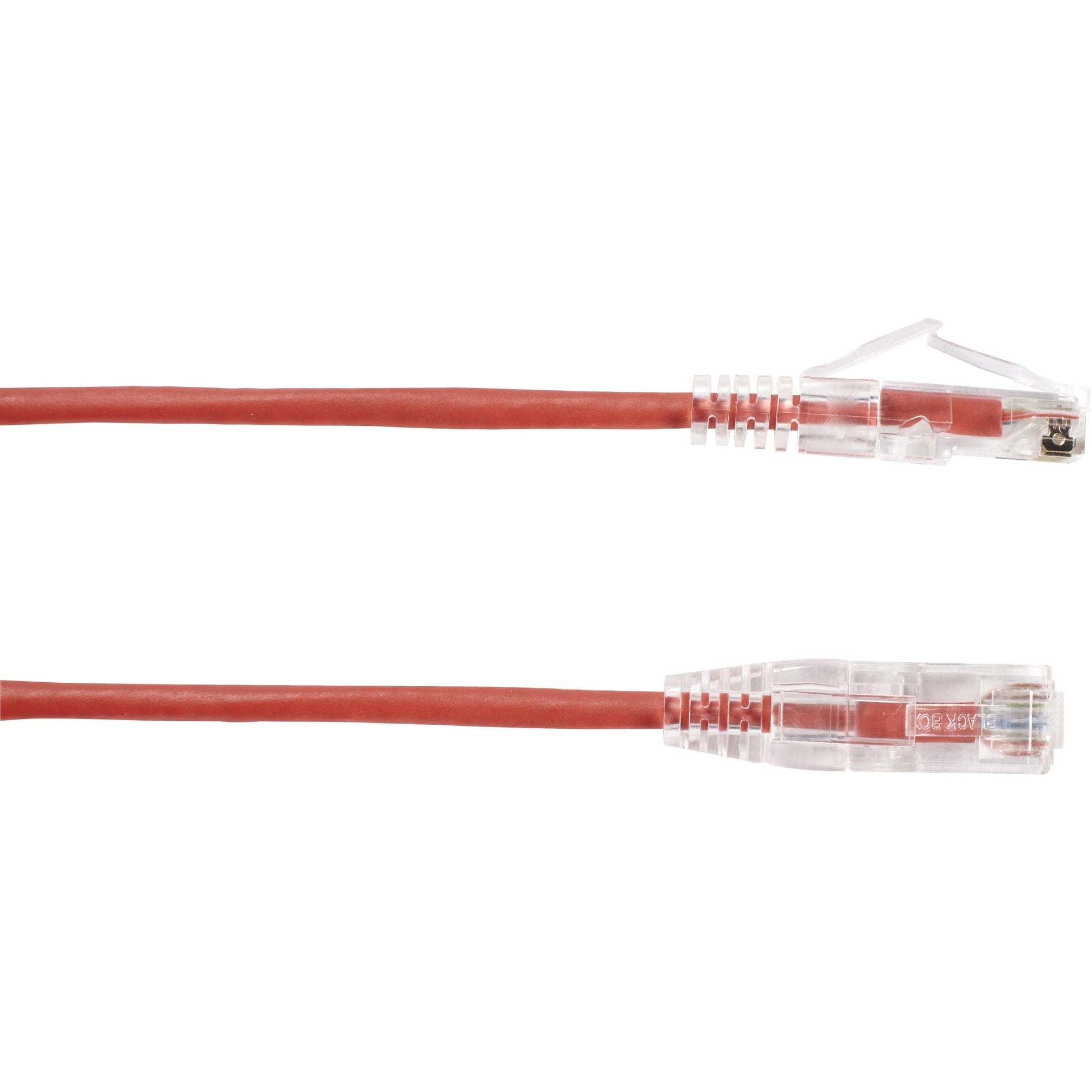 Black Box C6PC28-RD-04 Slim-Net Cat.6 UTP Patch Network Cable, 4 ft, Red