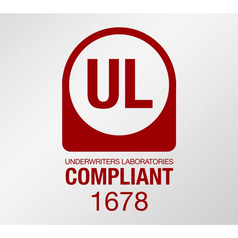 UL compliance certification logo with standard number 1678