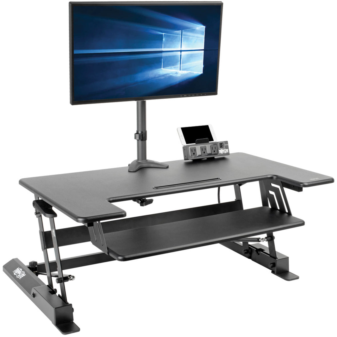 Tripp Lite WWSSD3622 WorkWise Multipurpose Desktop Riser, Height Adjustable, Cable Management, 33 lb Load Capacity