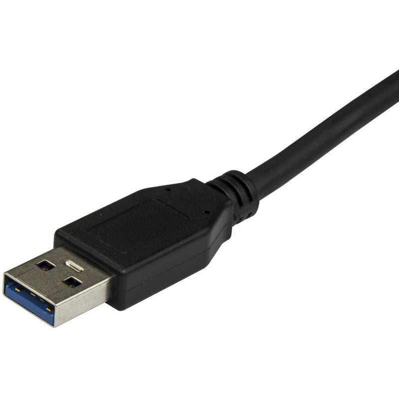 Detailed view of USB Type-A connector end of StarTech.com USB 3.1 data transfer cable